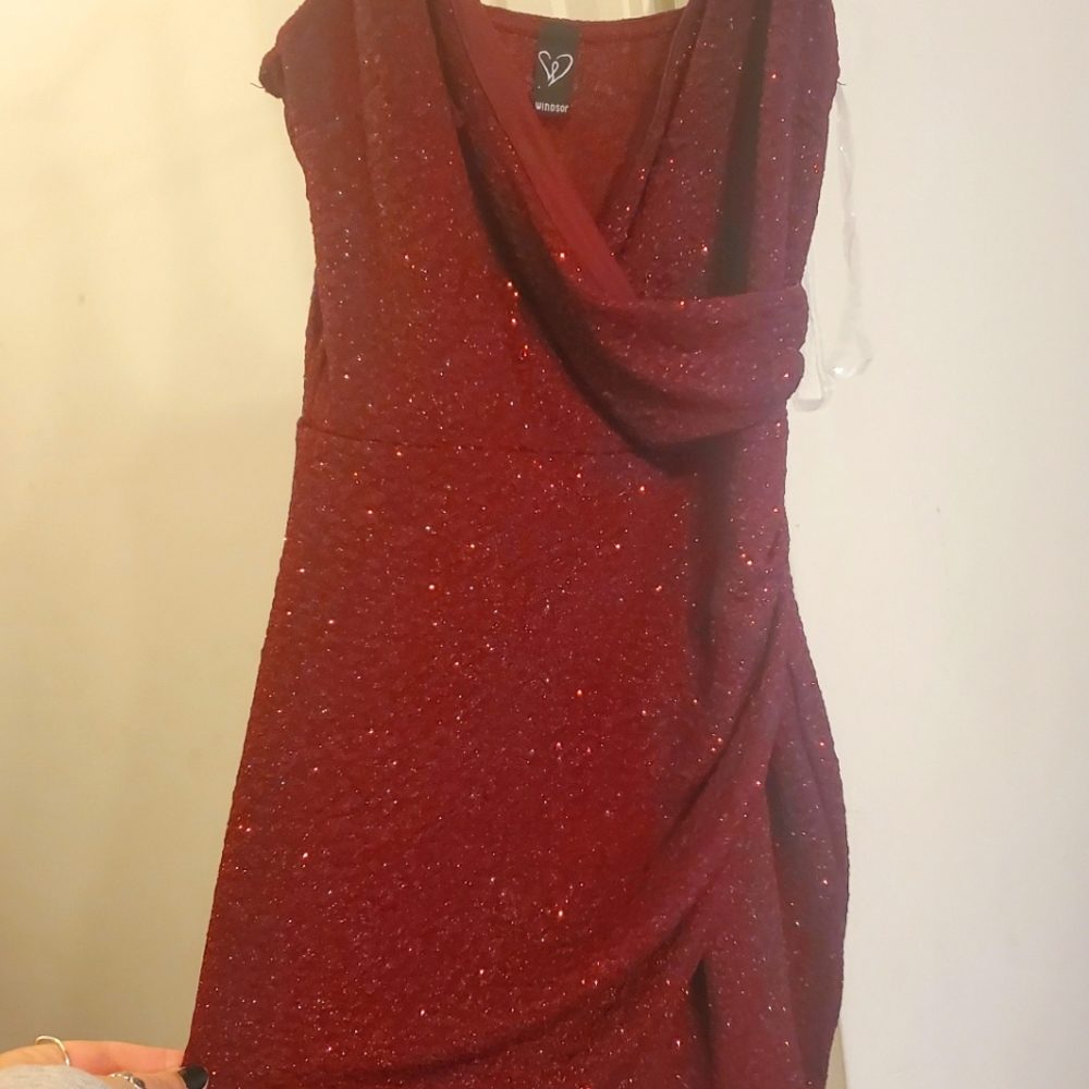 Burgundy Hoco Dress